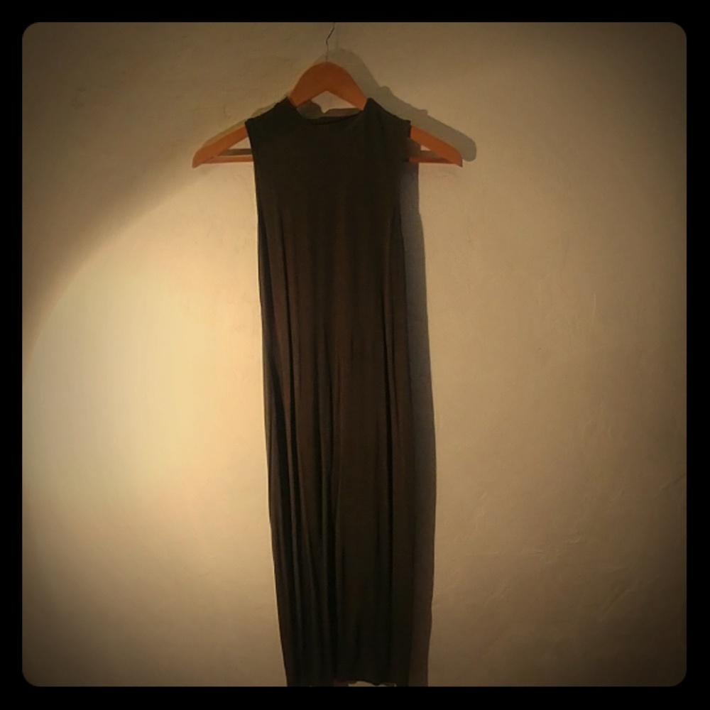 Olive green dress